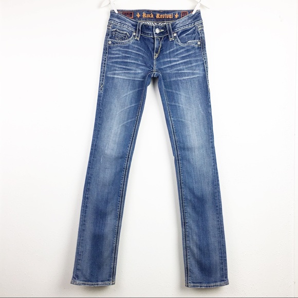 Rock Revival Denim - Rock Revival Womens Size 27 Debbie Straight Jeans